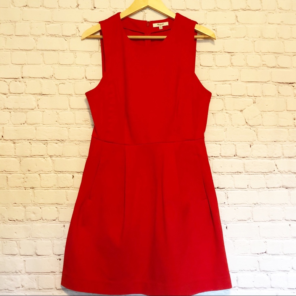 Madewell red dress